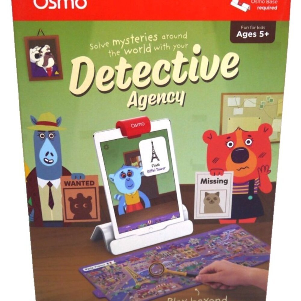 OSMO Detective Agency video learning game ages 5+ requires Osmo base unit, NEW